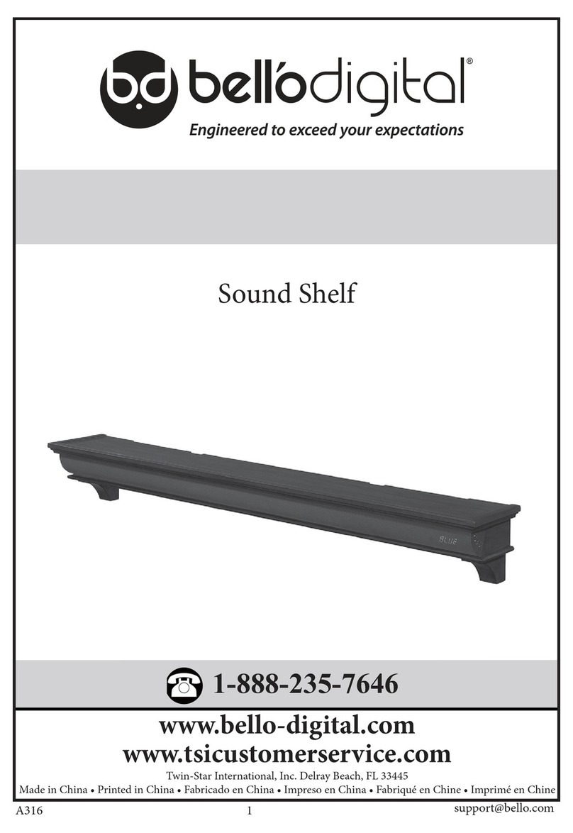 Bellodigital Sound Shelf user manual