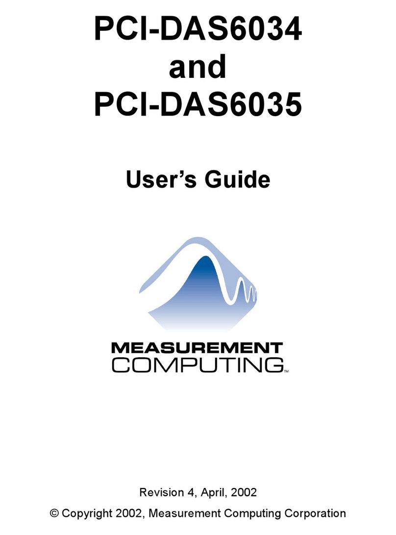 Measurement Computing PCI-DAS6034 user guide