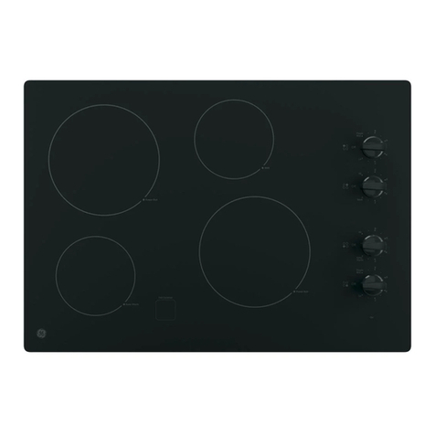 GE JP3030TJ Dimensions and installation information