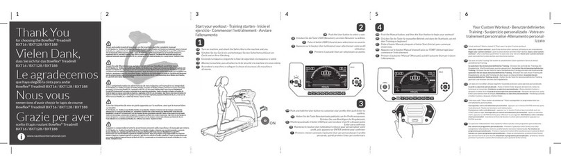 Bowflex BXT16 User manual
