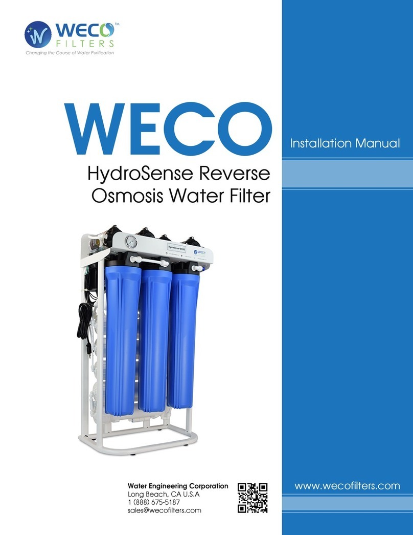Weco HydroSense-0400 installation manual Weco HydroSense-0400 installation manual