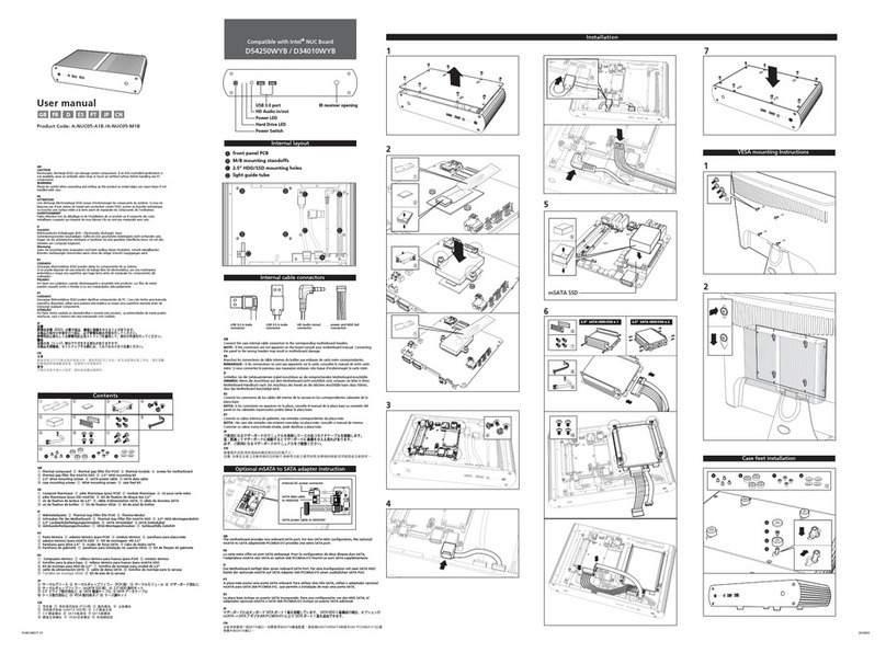 Akasa A-NUC05-A1B User manual Akasa A-NUC05-A1B User manual