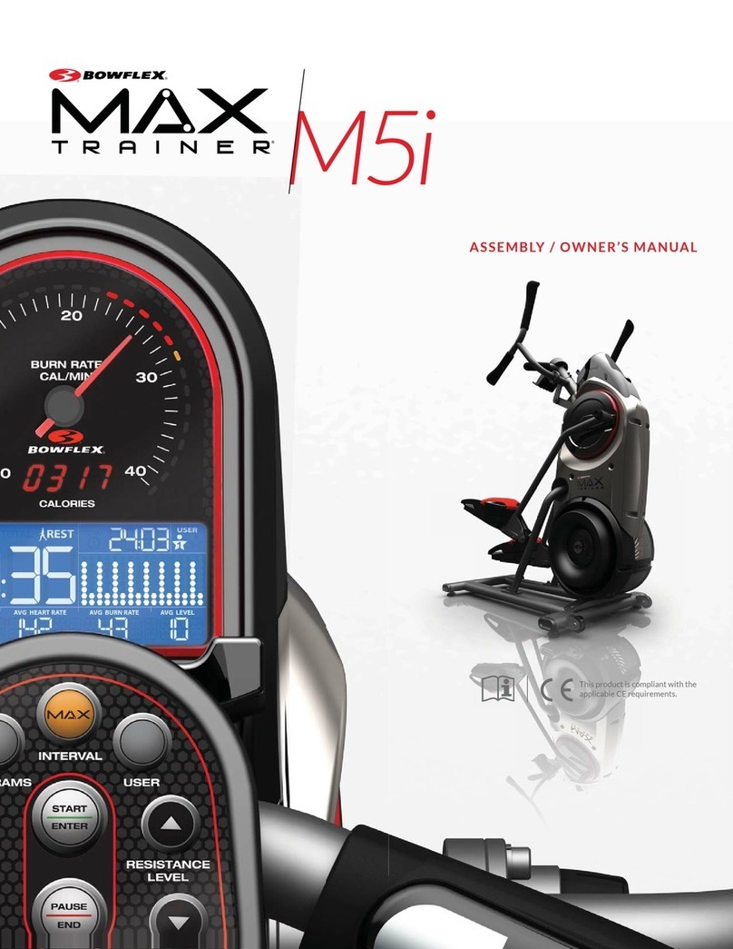 Bowflex Max Trainer M5i User manual