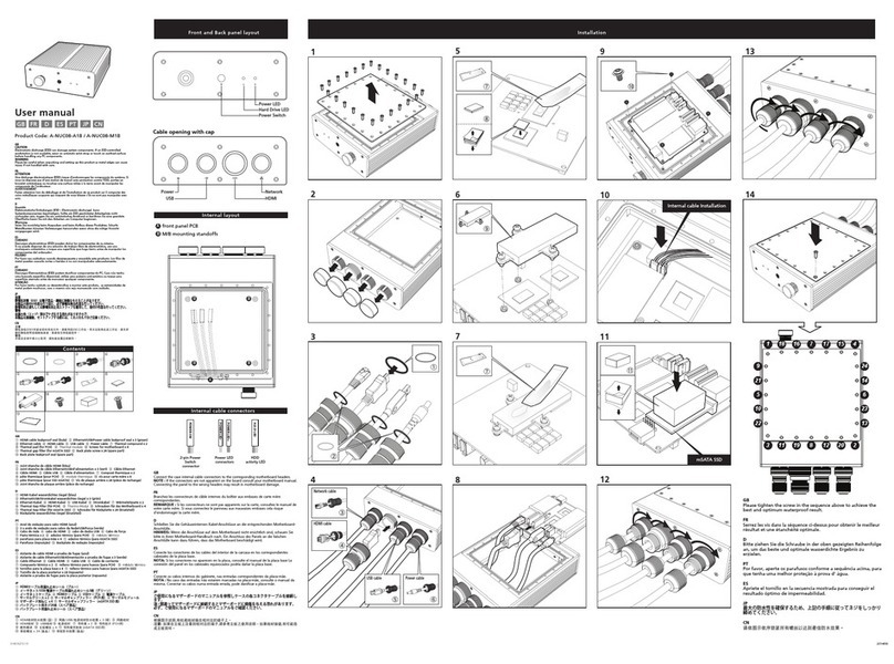 Akasa A-NUC08-A1B user manual