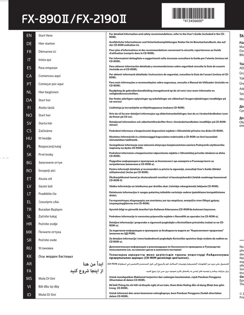 Epson FX-890II Instruction Manual