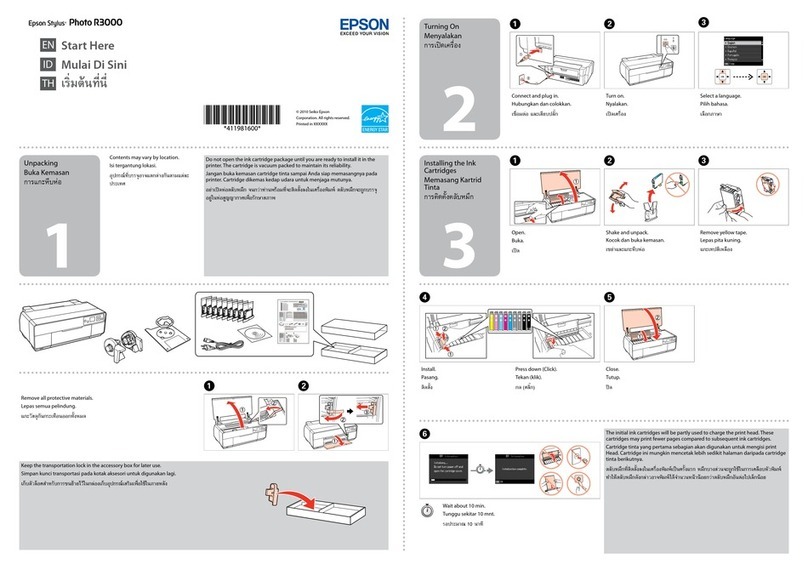 Epson Stylus Photo R3000 Series Instruction Manual