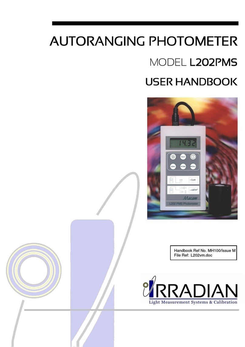 Irradian L202PMS User handbook