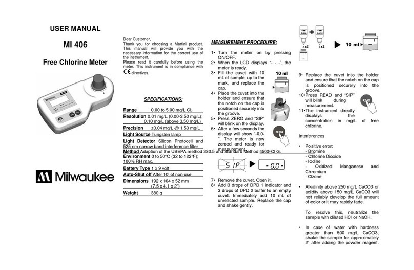 Milwaukee MI 406 user manual