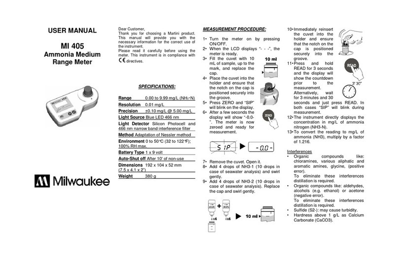 Milwaukee MI 405 user manual