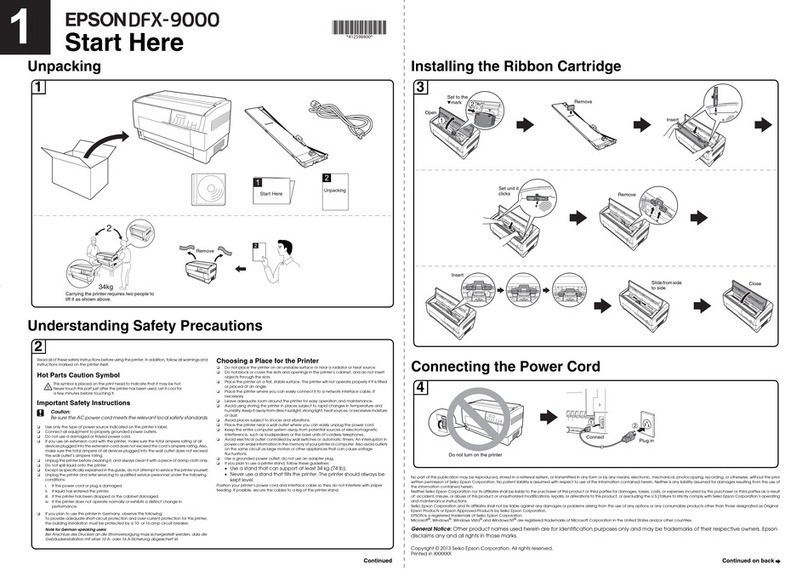 Epson DFX-9000 Instruction Manual