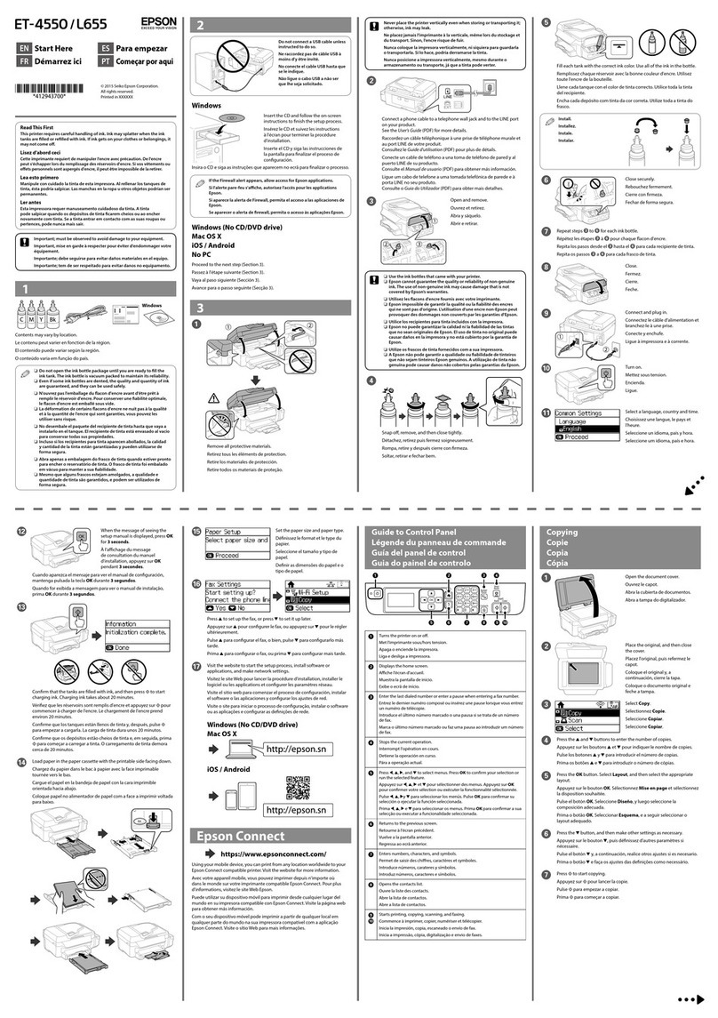 Epson ET-4550 Instruction Manual