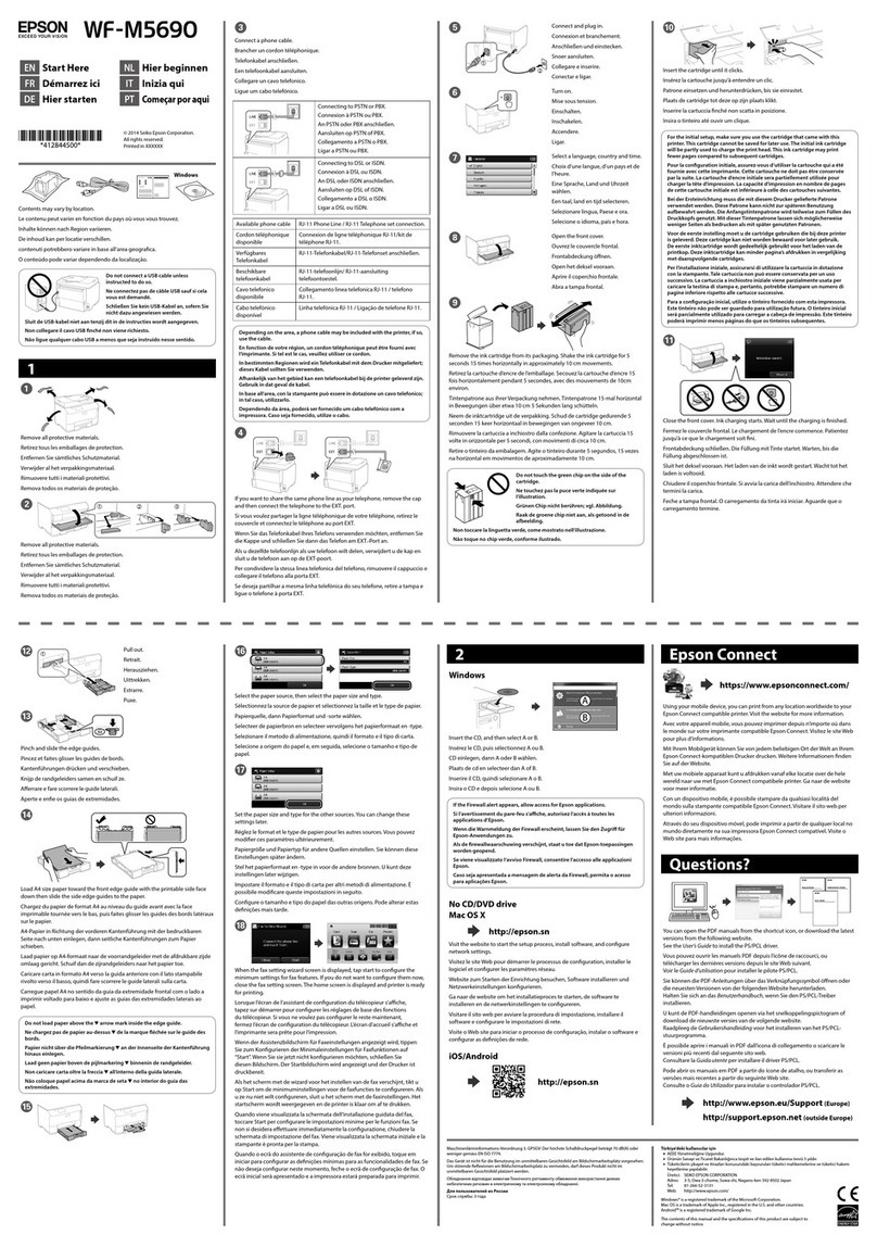 Epson WF-M5690 Instruction Manual