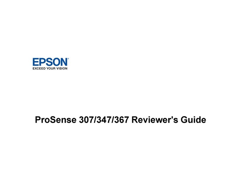 Epson ProSense 307 Reviewer's guide