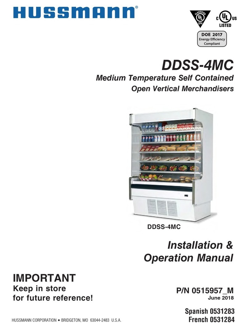 Hussmann DDSS-4MC Installation & operation manual
