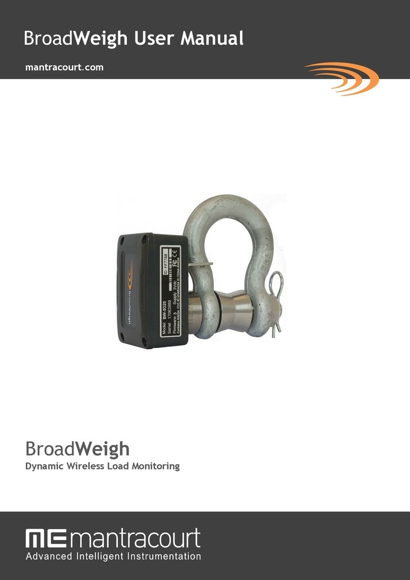 Mantracourt BroadWeigh user manual