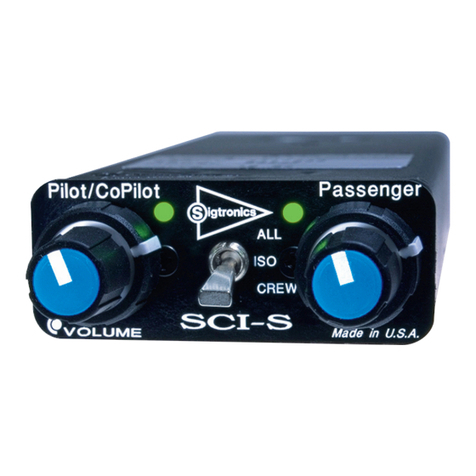 Sigtronics SCI-S6 User manual