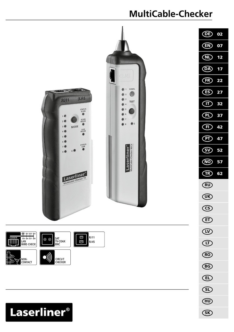 LaserLiner MultiCable-Checker User manual