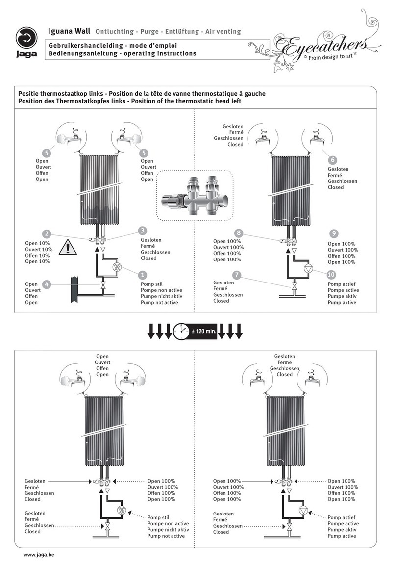 Jaga Eyecatchers Iguana Wall Mounting instructions
