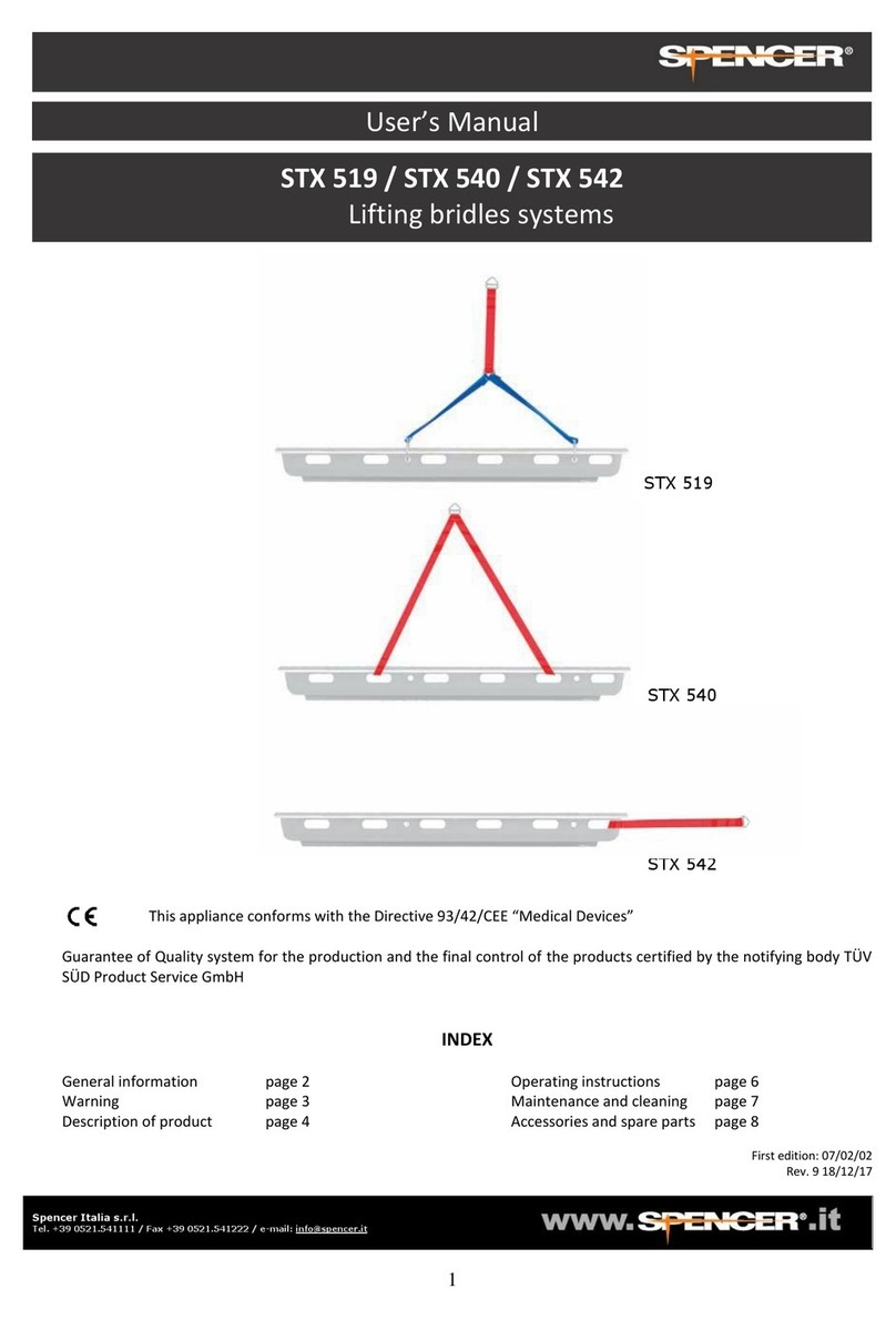 Spencer STX 519 user manual