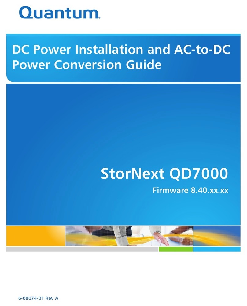 Quantum StorNext QD7000 User manual