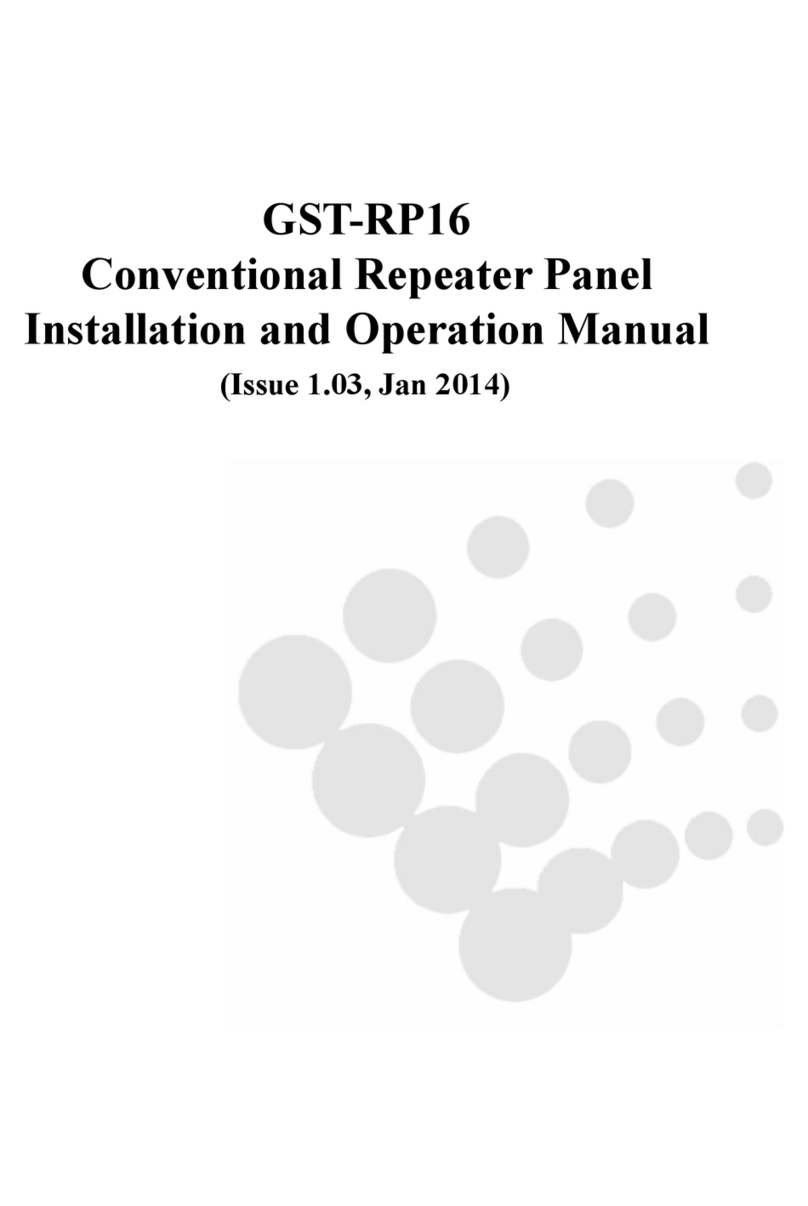 GST GST-RP16 User manual