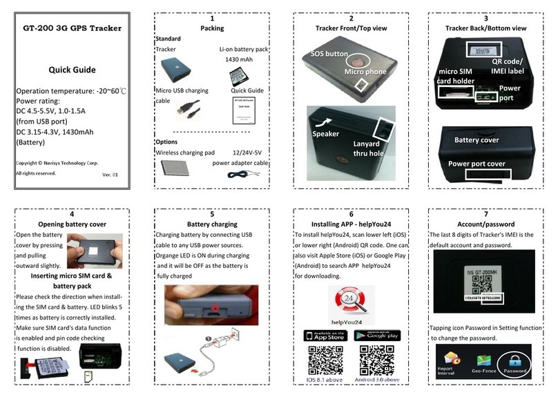 Navisys Technology GT-200 quick guide