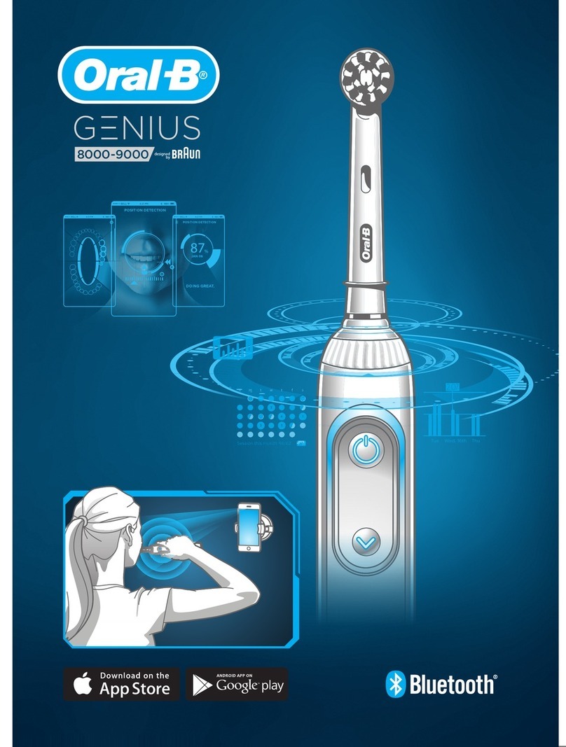 Braun Oral-B Genius 8000 Operating and maintenance instructions