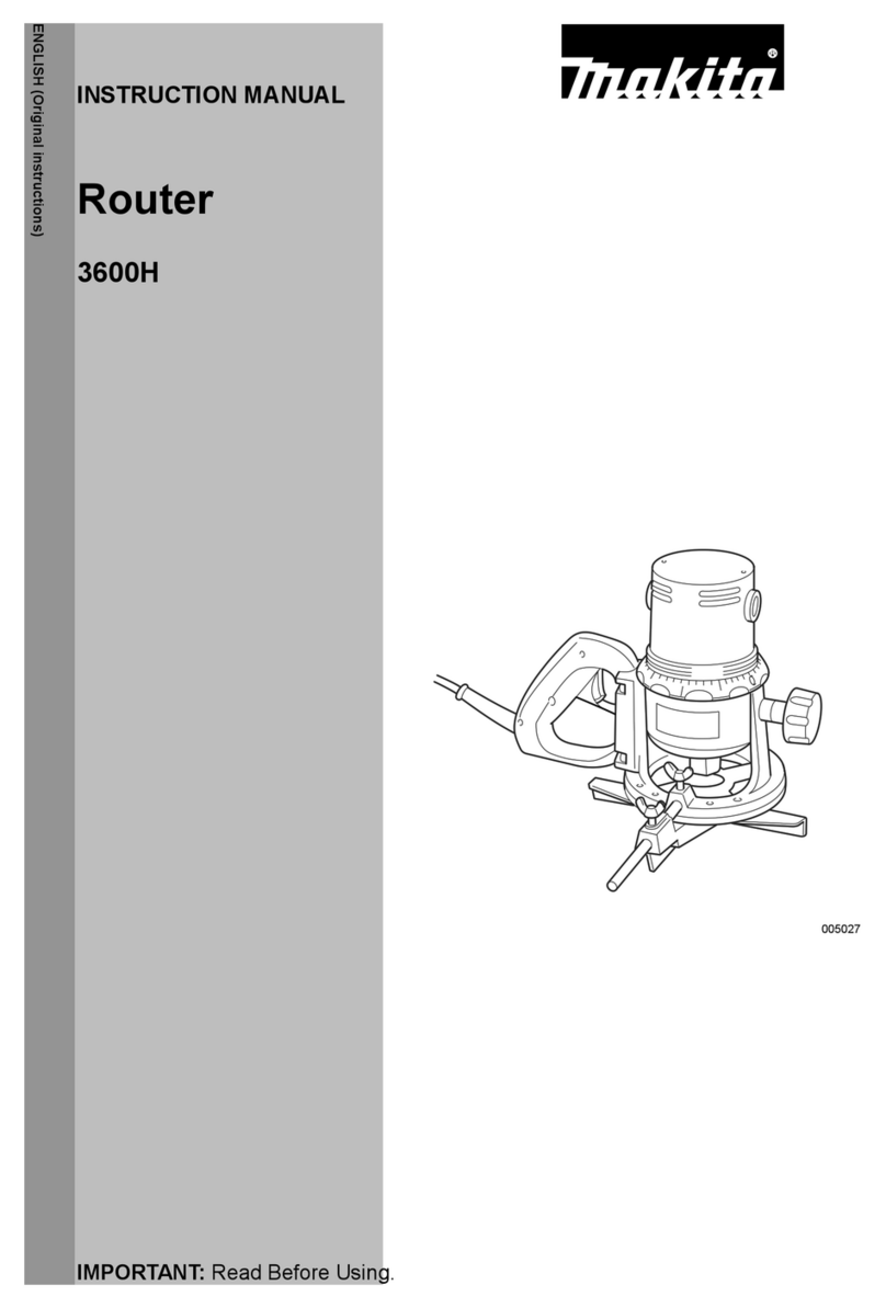 Makita 3600H instruction manual