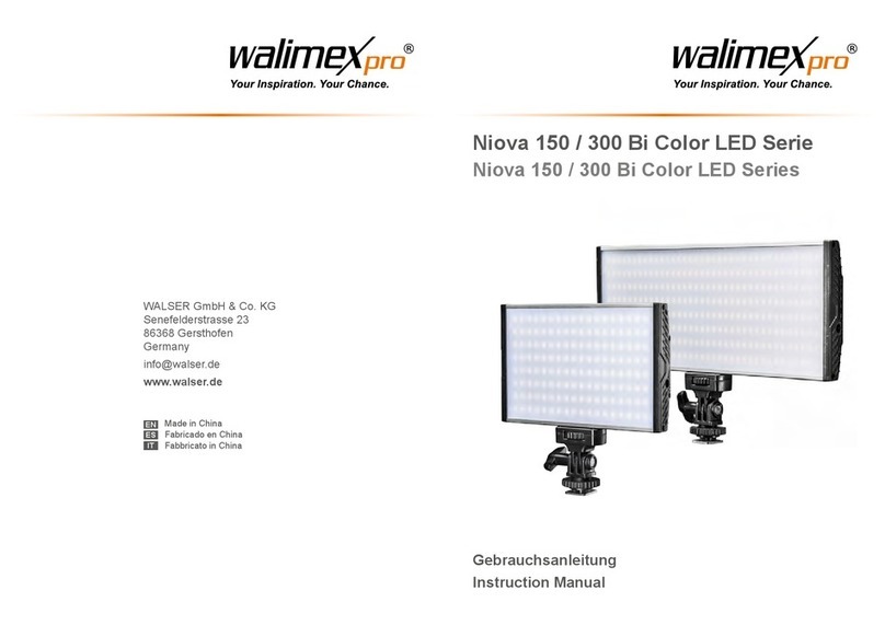 WalimeXPro Niova 300 Bi Color User manual