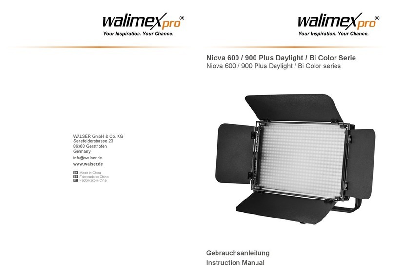 WalimeXPro Niova 600 Plus BI Color instruction manual