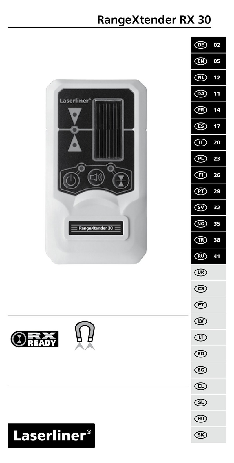 LaserLiner RangeXtender RX 30 User manual