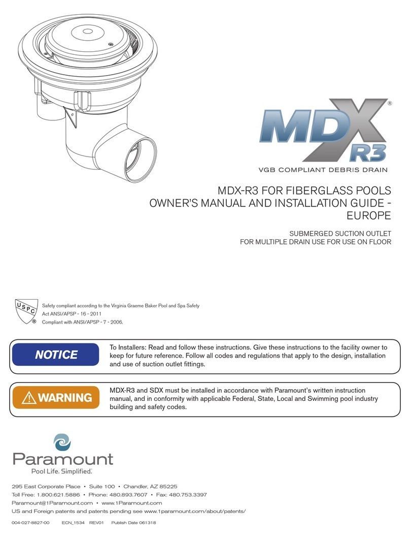 Paramount Fitness MDX-R3 User manual