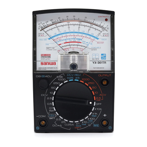 Sanwa YX-361TR instruction manual
