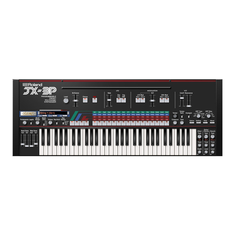 Roland JX-3P User manual