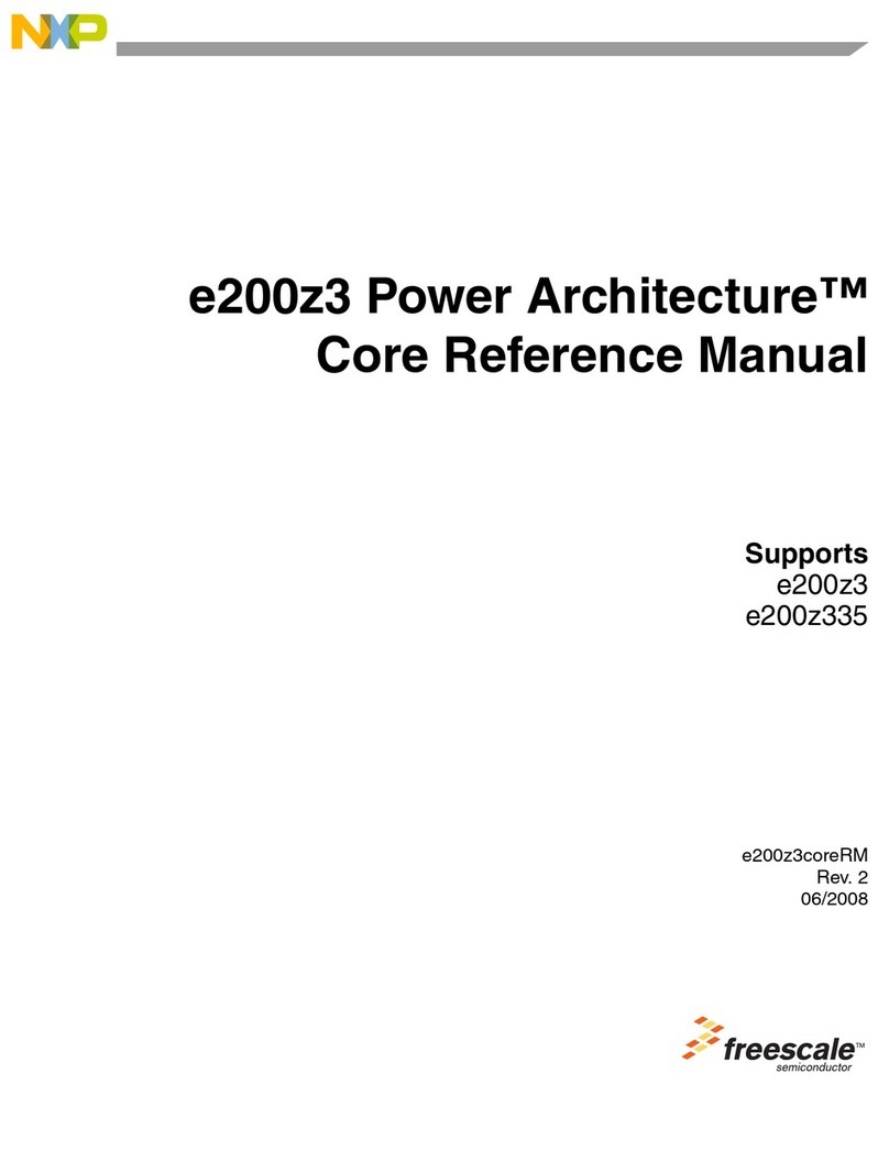 Freescale Semiconductor e200z3 User manual