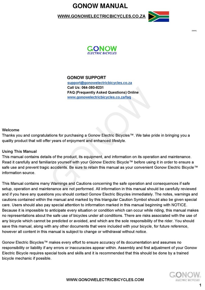 Gonow Electric Bicycle user manual
