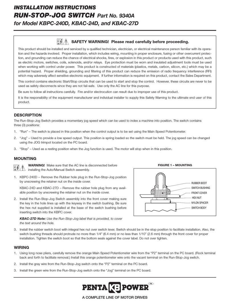 Penta KB Power KBPC-240D installation instructions
