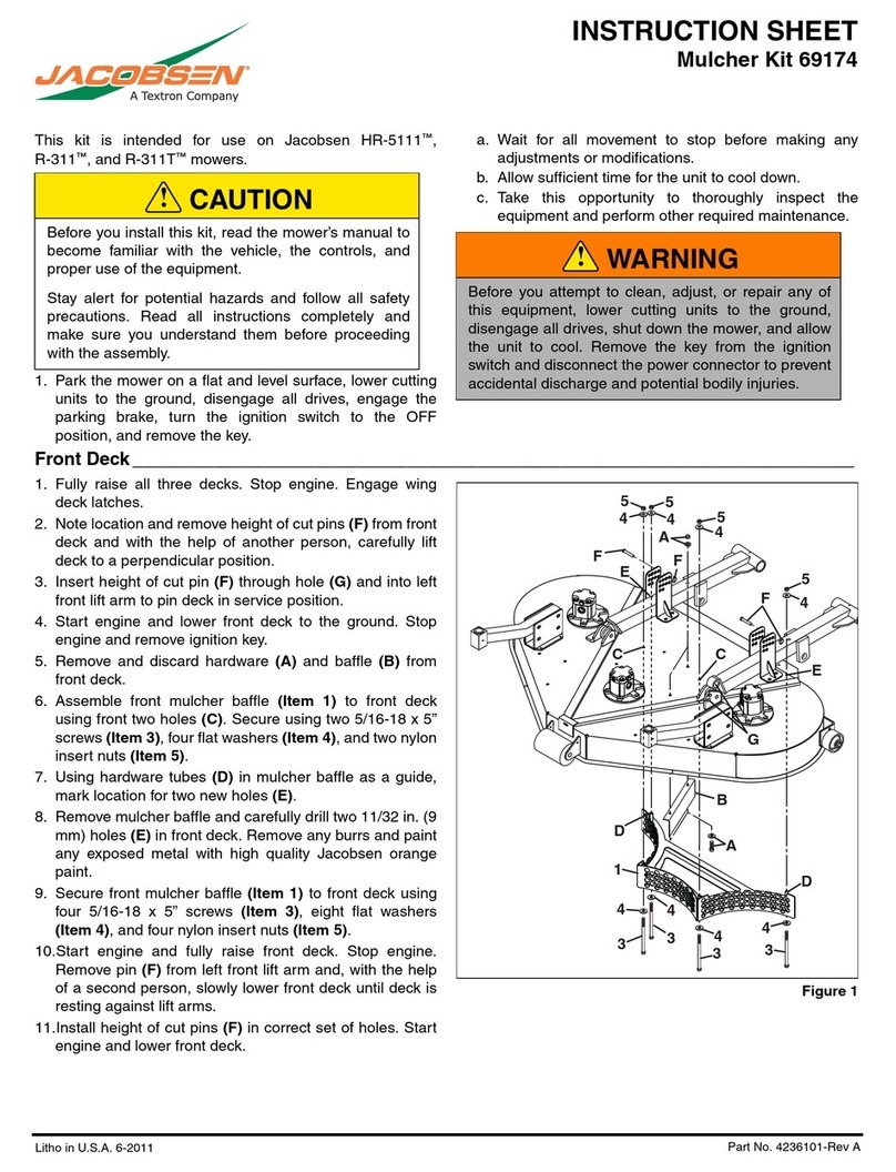 Jacobsen 69174 User manual