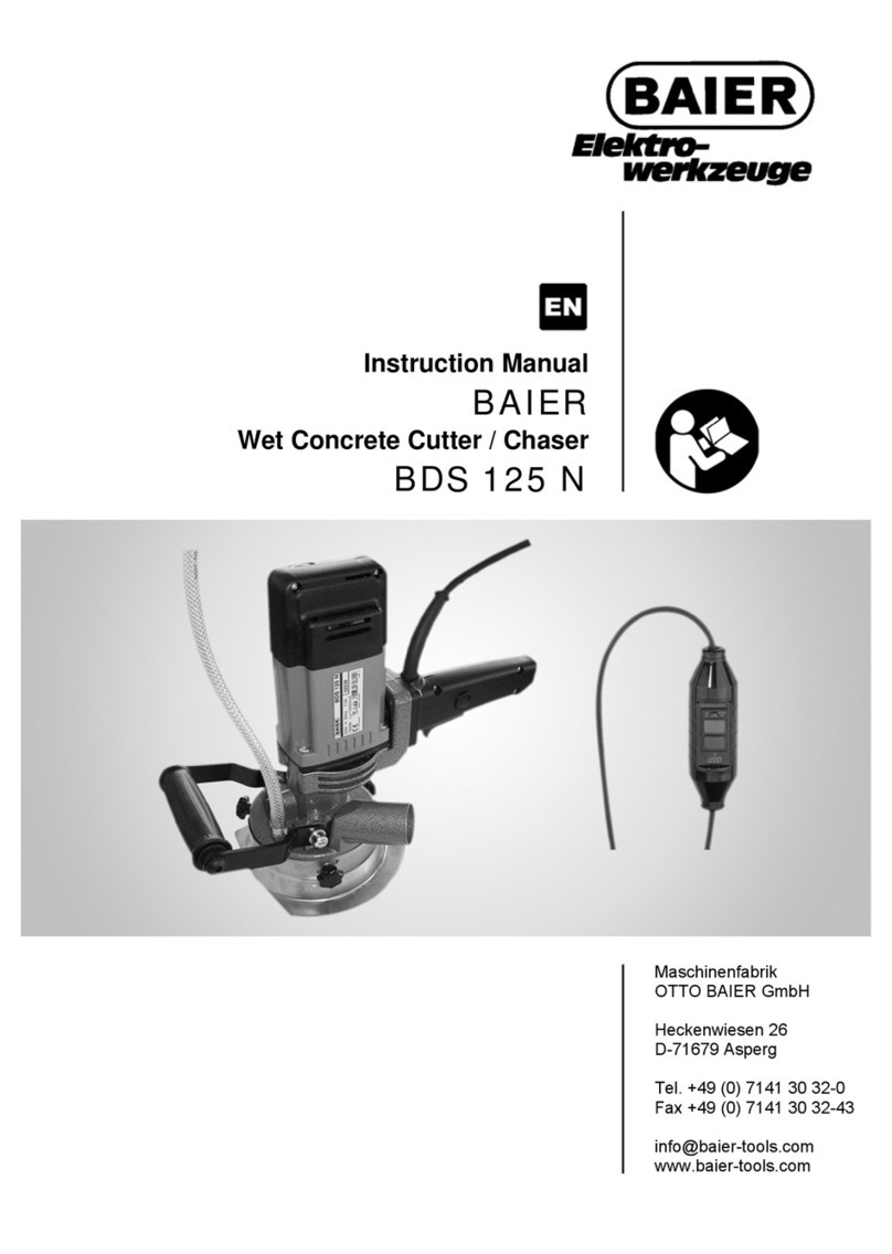 Baier BDS 125 N instruction manual Baier BDS 125 N instruction manual