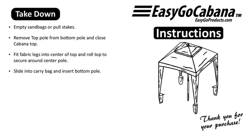 EasyGO Cabana instruction manual