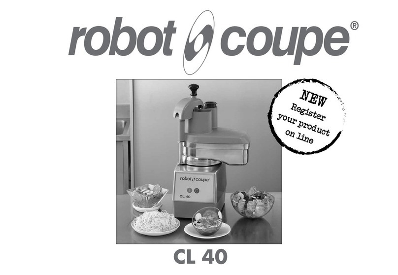 Robot Coupe CL 40 User manual