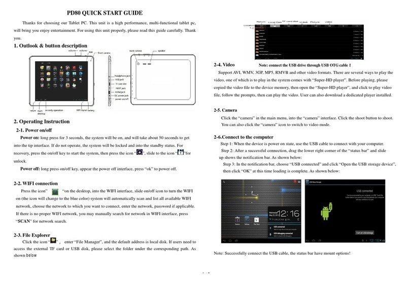 Freelander PD80 quick start guide