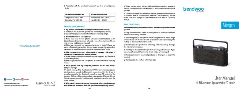TRENDWOO Morgen User manual