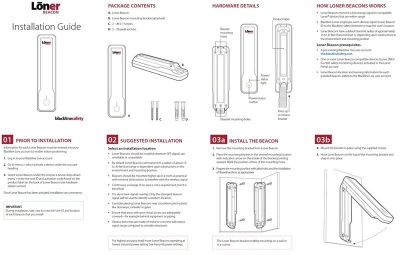 Blackline Safety Loner Beacon installation guide