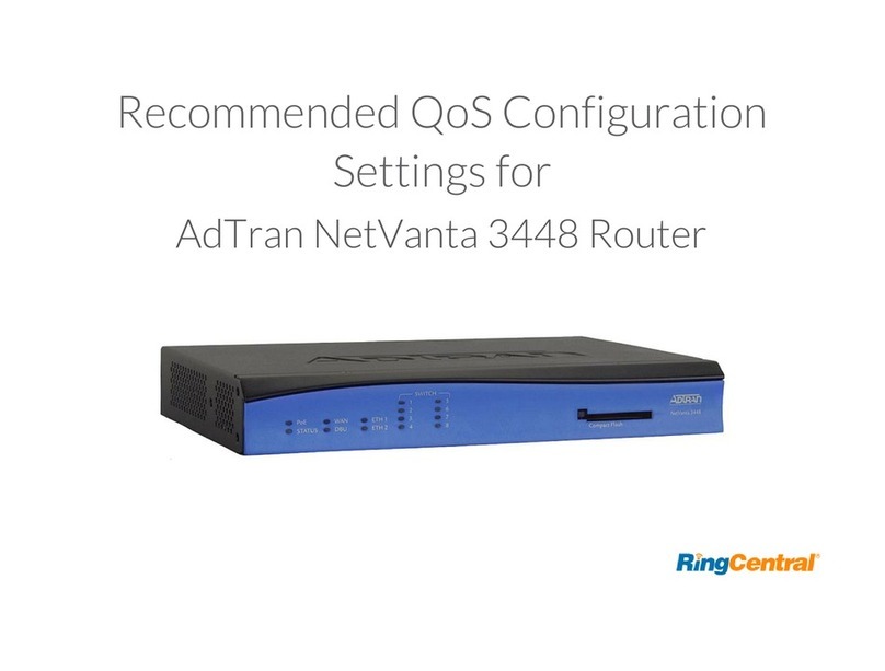 ADTRAN NetVanta 3448 Configuration guide
