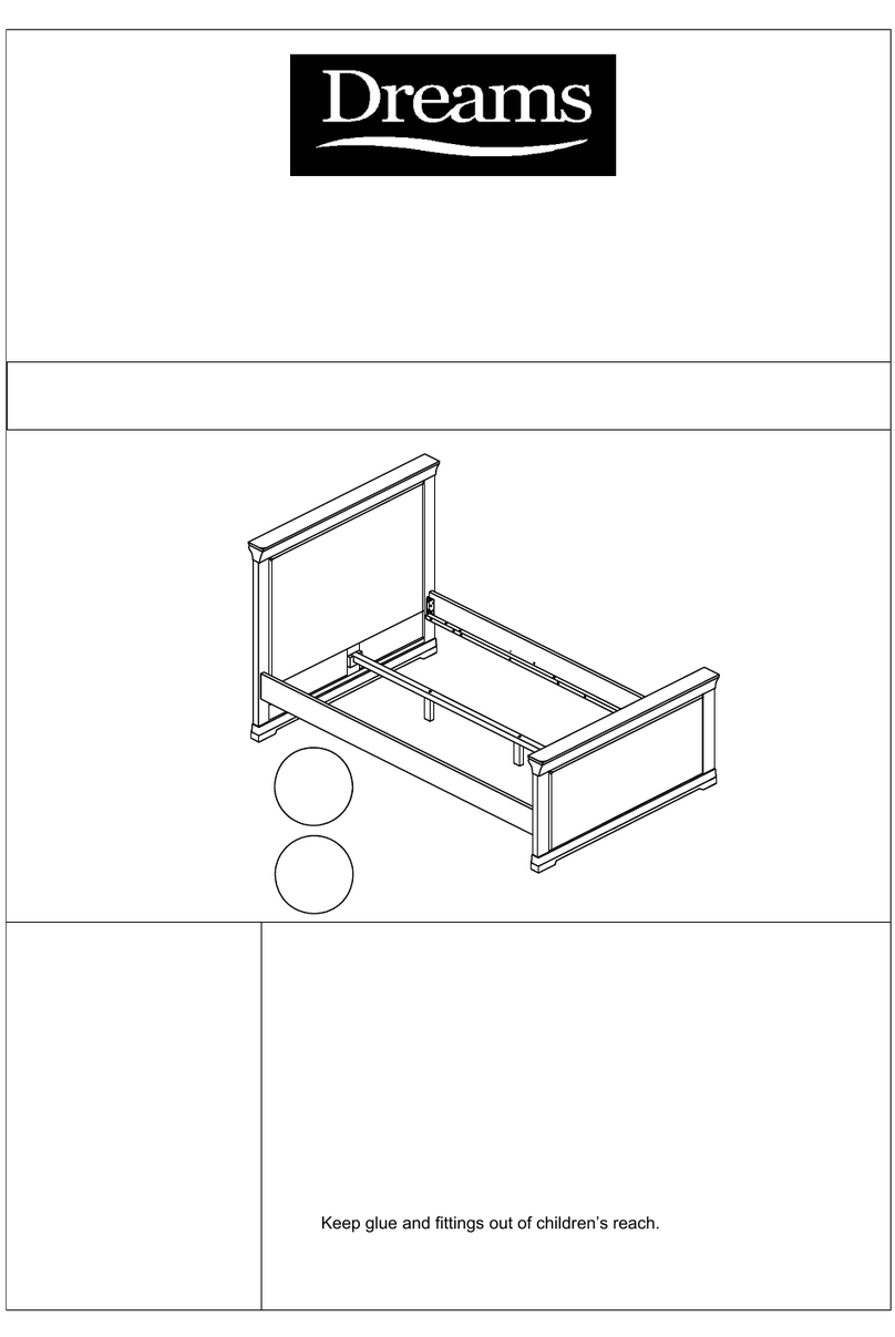 DREAMS SABINA BED Assembly instruction DREAMS SABINA BED Assembly instruction