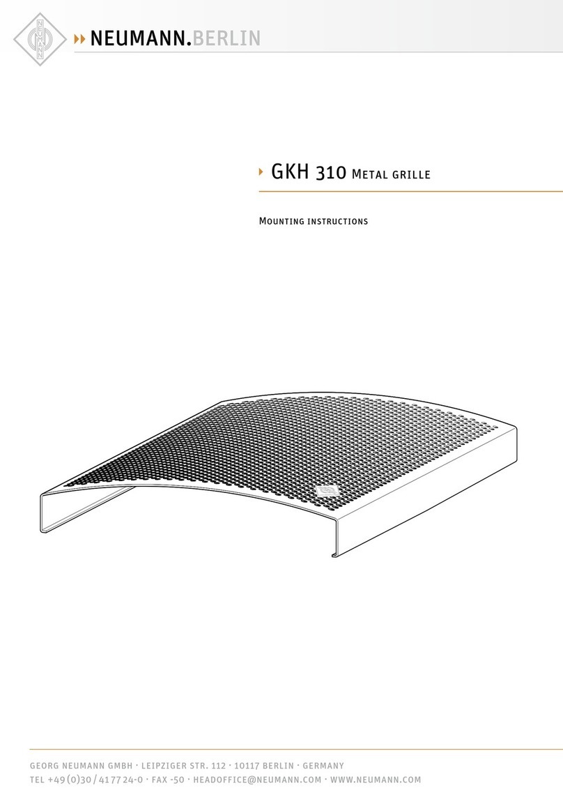 Neumann.Berlin GKH 310 Mounting instructions