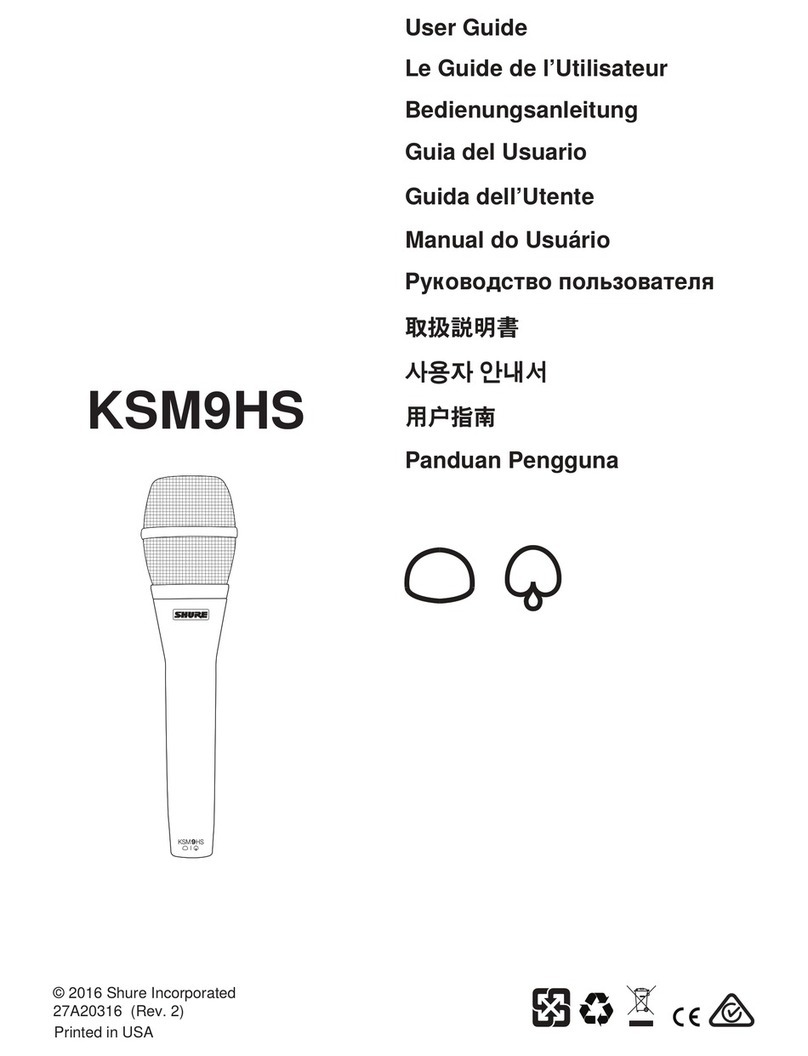 Shure KSM9HS user guide