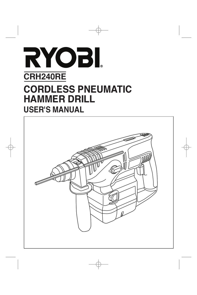Ryobi CRH240RE User manual