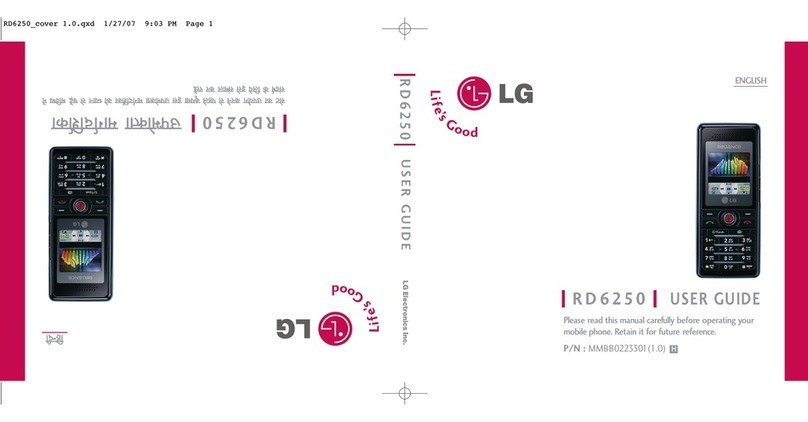 LG RD6250 User manual